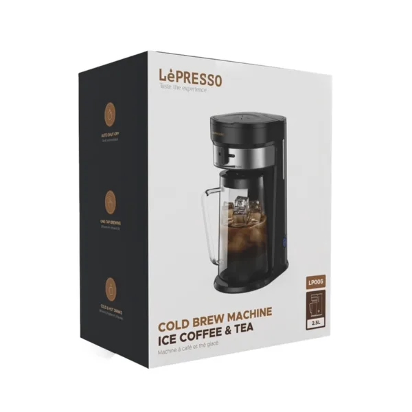 نوشیدنی‌ ساز سرد و گرم لپرسو مدل LePresso LPCFFM0005-BK دستگاه آیس کافی